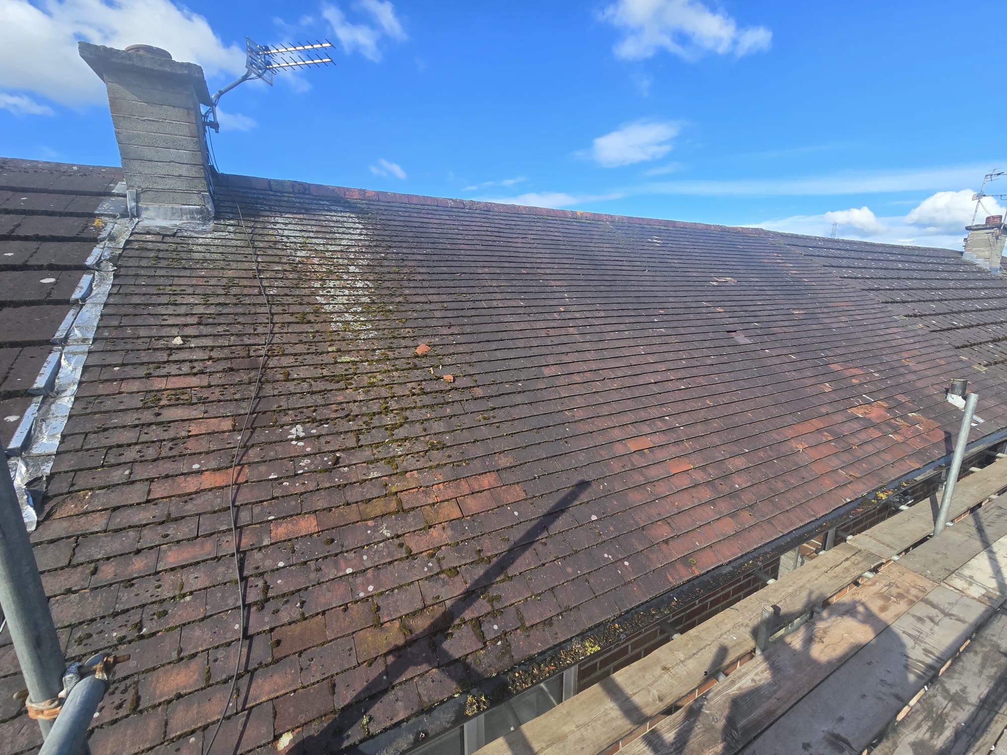 Slate & Tile Roofs - Before image
